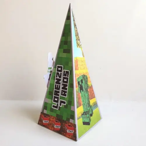 Caixa Cone - Minecraft