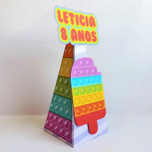 Caixa Cone - Pop It