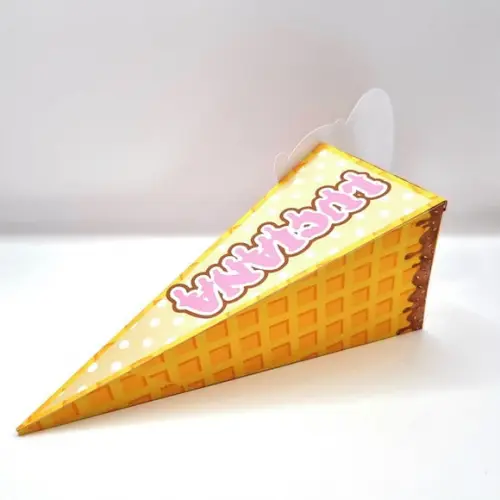 Caixa Cone - Sorveteria