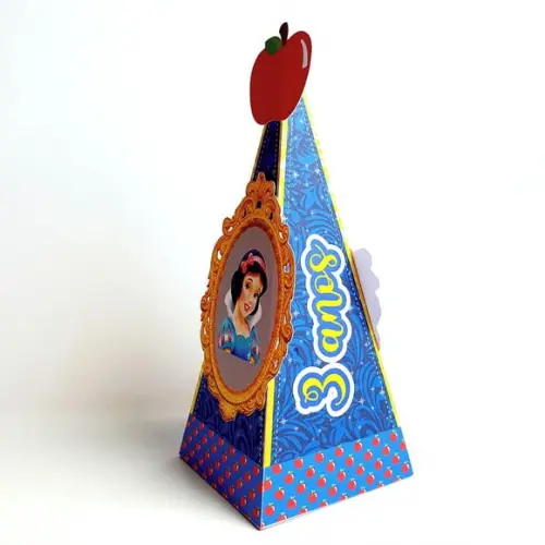 Caixa Cone - Branca de Neve