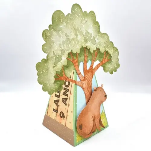 Caixa Cone - Capivara