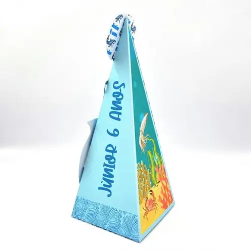 Caixa Cone - Fundo do Mar Realista