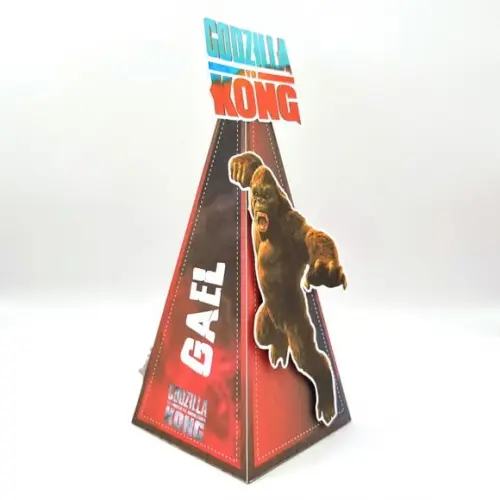 Caixa Cone - Godzilla Vs Kong