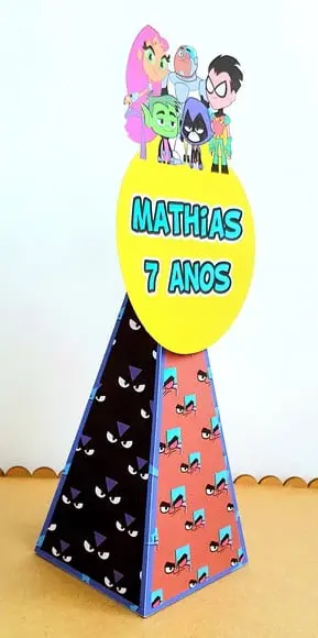 Caixa Cone - Jovens Titãs