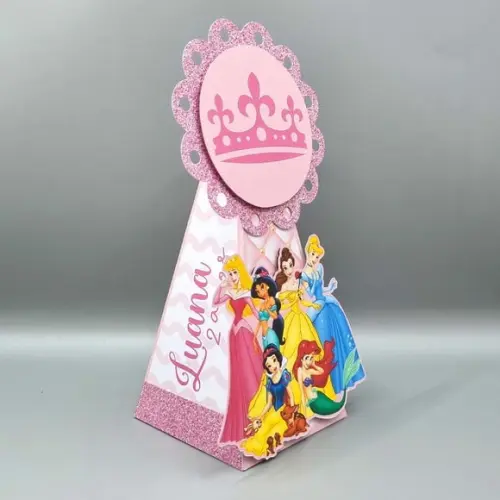 Caixa Cone - Princesas Disney