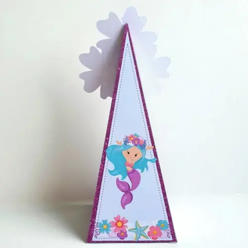 Caixa Cone - Sereia Floral