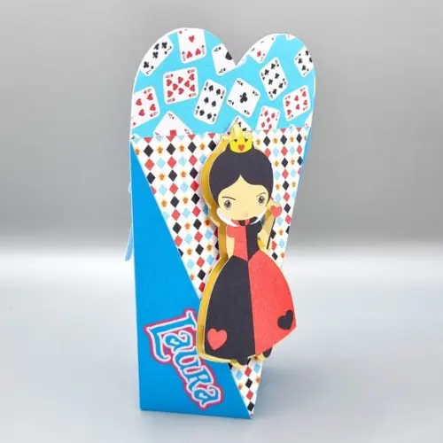 Caixa Coração - Alice no País das Maravilhas