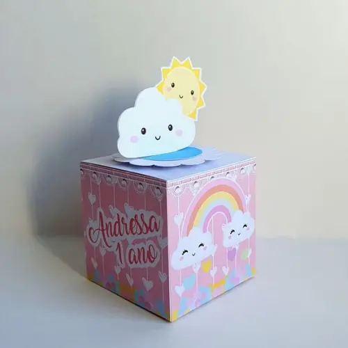 Caixa Cubo - Chuva de Amor