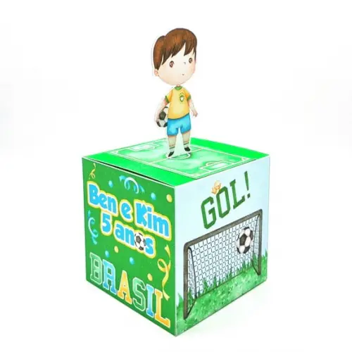 Caixa Cubo - Copa do Mundo