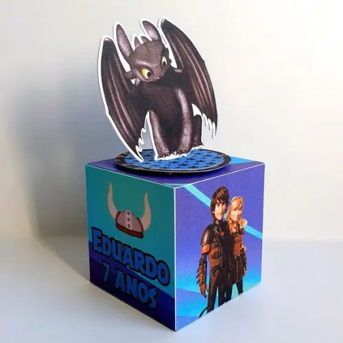 Caixa Cubo - Como Treinar o Seu Dragão