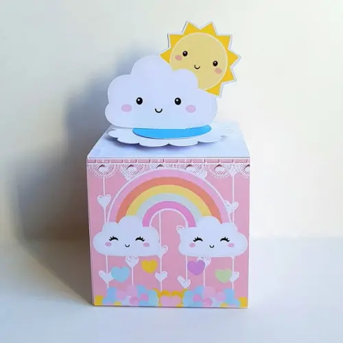 Caixa Cubo - Chuva de Amor