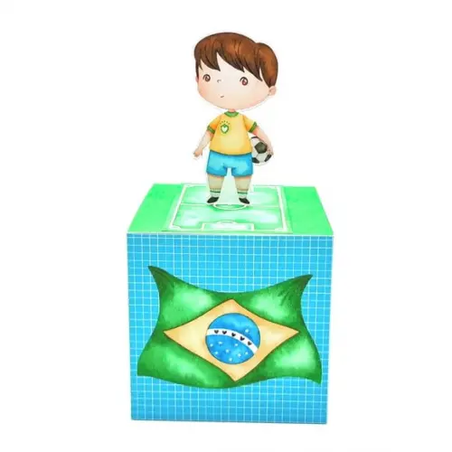 Caixa Cubo - Copa do Mundo