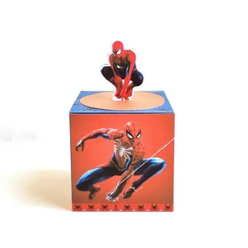 Caixa Cubo - Homem Aranha
