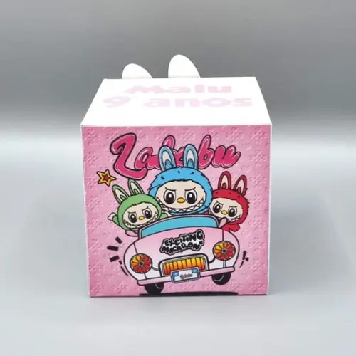Caixa Cubo - Labubu
