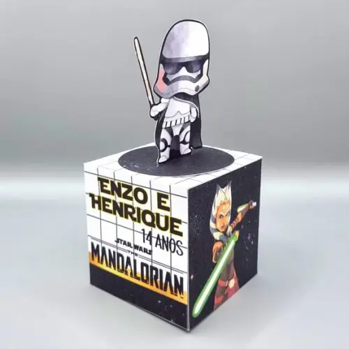 Caixa Cubo - Star Wars Mandalorian