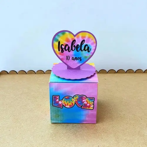 Caixa Cubo - Tye Die