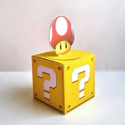 Caixa Cubo - Super Mario