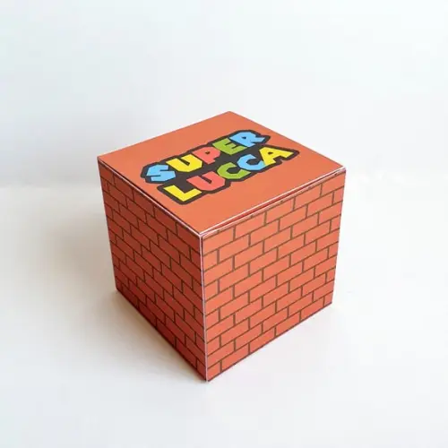 Caixa Cubo - Super Mario