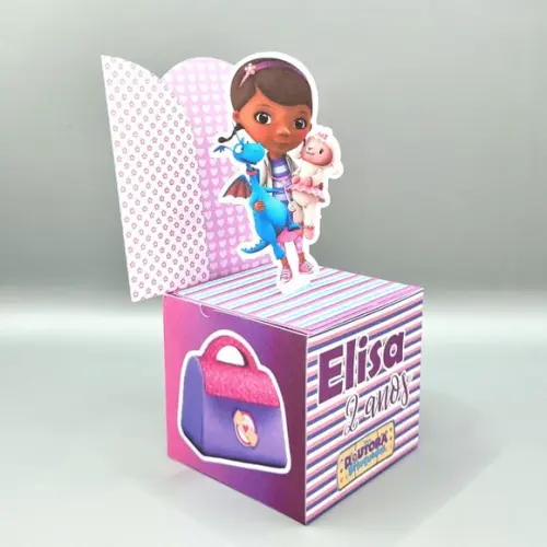 Caixa Cubo Cenário - Doutora Brinquedos