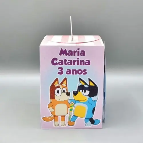 Caixa de Mão - Bluey Candy Rosa