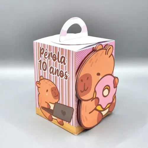Caixa de Mão - Capivara Cute