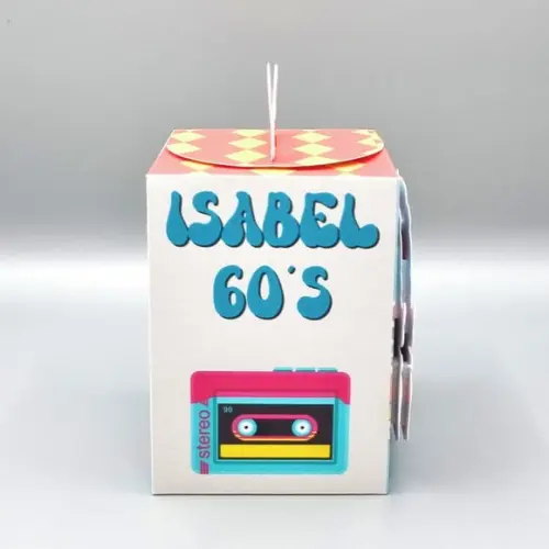 Caixa de Mão - Festa Retrô