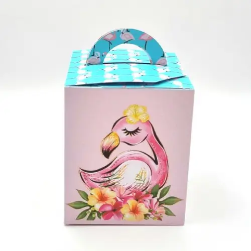 Caixa de Mão - Flamingos