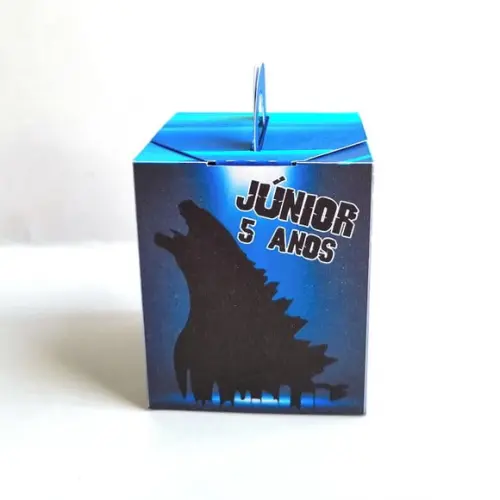 Caixa de Mão - Godzilla Azul