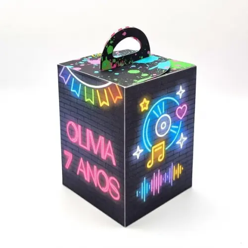 Caixa de Mão - Neon Party