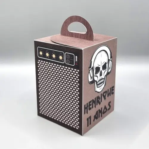 Caixa de Mão - Rock - Caixa Amplificador