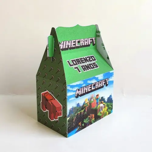Caixa Malinha - Minecraft