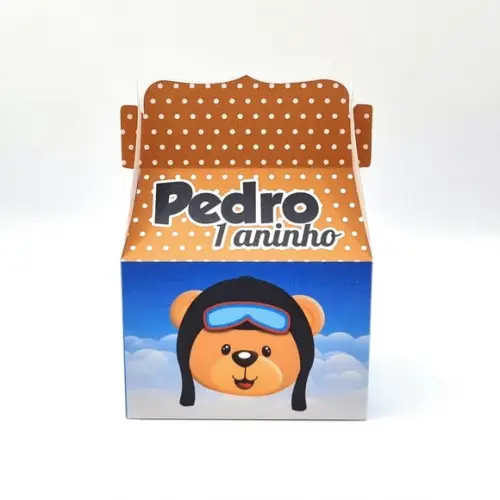 Caixa Malinha - Urso Aviador