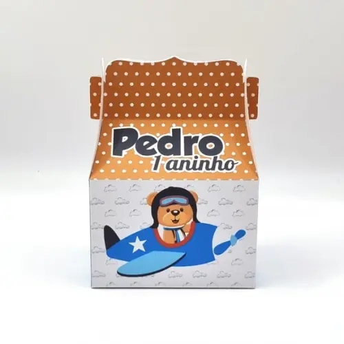 Caixa Malinha - Urso Aviador