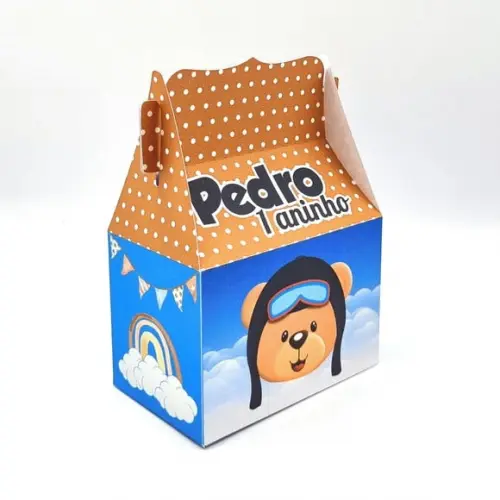 Caixa Malinha - Urso Aviador
