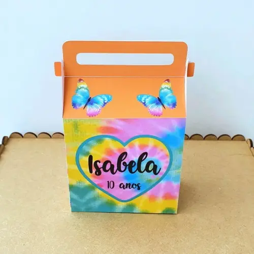 Caixa Malinha Alta - Tie Dye