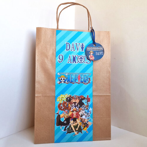 Sacola Kraft Personalizada One Piece