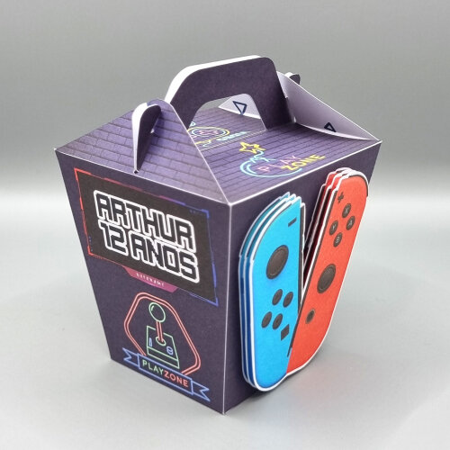 Kit de Caixas Personalizadas 20 Peças - Nintendo Switch