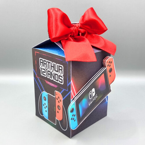 Kit de Caixas Personalizadas 50 Peças - Nintendo Switch