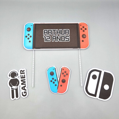 Kit Festa em Casa M - Nintendo Switch