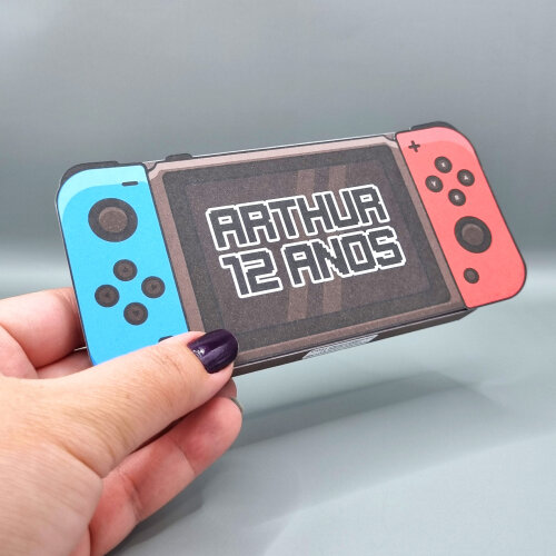 Caixa para Kit Kat - Nintendo Switch