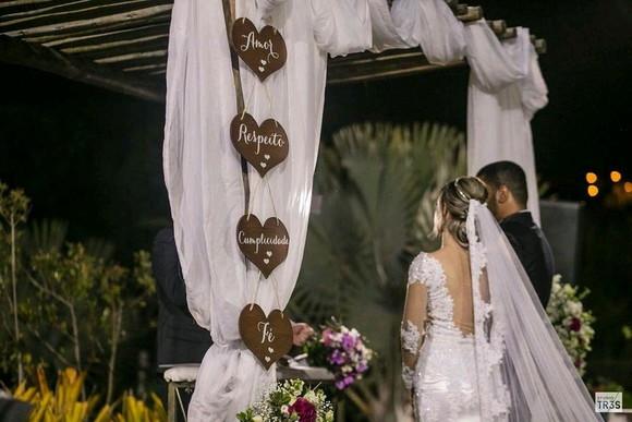 2 Placas Coração Para Casamento