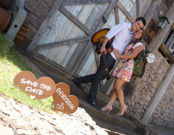 Placas para Save The Date Rústico Mod Iii