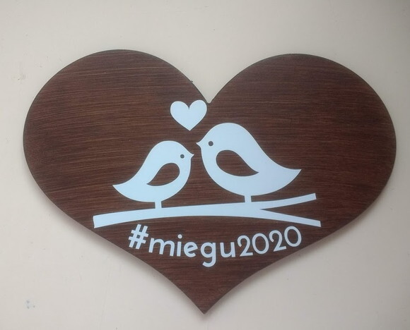 Placa para Ensaio Fundamental É Mesmo o Amor em mdf