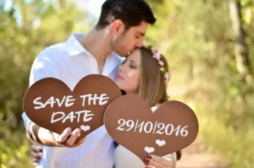Placas para Save The Date Rústico Mod Iii