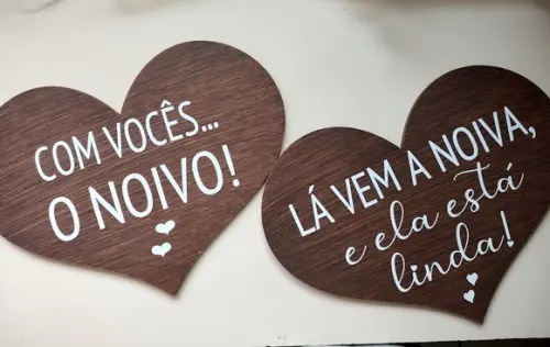 Placa Daminha-pajem com Vocês o Noivo-ela Está Linda em mdf