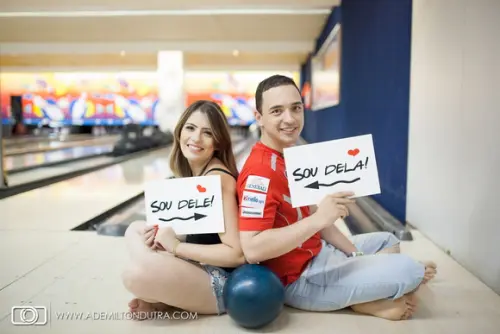 Placa para Save The Date Branca
