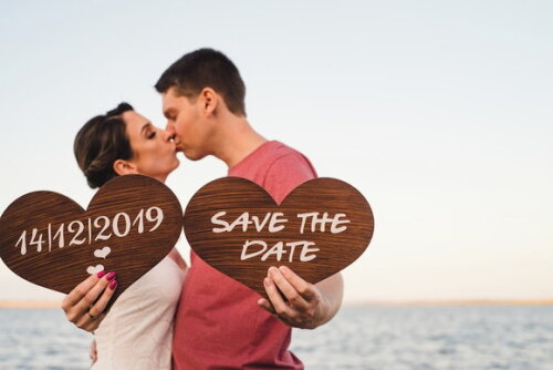 Placas para Save The Date Rústico Mod Iii