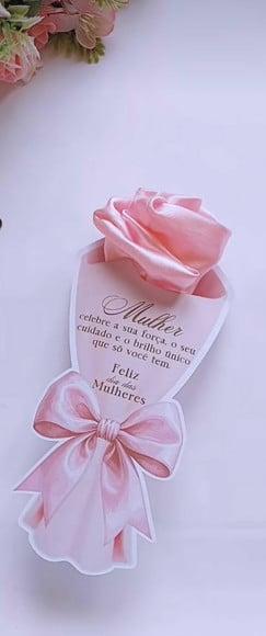 Card Flor Touca de Cetim