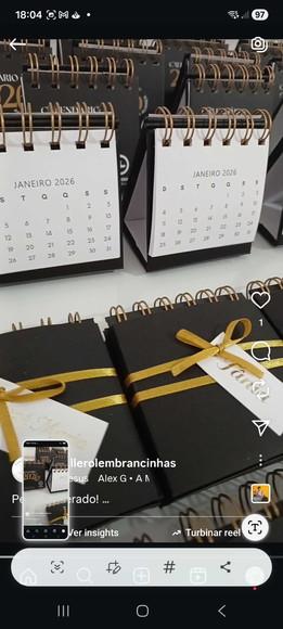 Mini Calendário para 2026