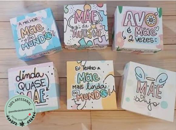 Caixa Presente com Vela Artesanal Perfumada